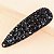 Hair clip MAIARA luxo fashion folha pedraria premium preto - Imagem 2