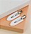 Hair clip MARINA basic branco (par) - Imagem 1