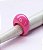 Anel MARIA chunky de acetato meia lua pink - Imagem 1