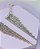 Brinco LETICIA dourado party strass - Imagem 3