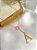Lariat LETRA A folheada a ouro - Imagem 1
