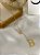 Lariat LETRA B folheada a ouro - Imagem 1