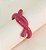 Anel TAIRA chunky laço de metal (fucsia) - Imagem 2