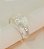 Anel MARIA chunky de acetato meia cristal - Imagem 2