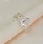 Anel HELENA chunky de acetato irregular cristal - Imagem 1