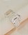 Anel HELENA chunky de acetato irregular cristal - Imagem 2