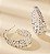 Argola FRAN oval pedras cristais premium - Imagem 1