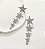 Brinco HERA party estrelas de strass - Imagem 1