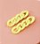 Hair clip ESTER corrente lima (par) - Imagem 1