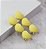 Hair clip LIANA 3 corações amarelo (par) - Imagem 1