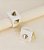 Anel NUBIA G 3 spike branco - Imagem 1