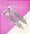 Brinco MADONA pedra premium franjas strass - Imagem 1