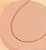 Choker NICE fina corrente elo portugues folheada a ouro (Ouro) - Imagem 1