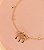 Choker CLAUDIA olho grego cravejado de micro zirconia folheada a ouro - Imagem 2