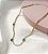 Choker ANTONELA De Zircônias com pedra verde esmeralda (folheada a ouro) - Imagem 1