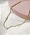 Choker ANTONELA De Zircônias com pedra cristal (folheada a ouro) - Imagem 1