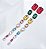 Brinco REBECA pedra premium color longo - Imagem 2