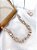 Conjunto CLEO colar e brinco pedra premium cristal folheado a ouro - Imagem 1