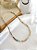 Choker DORA de zirconia olho grego  (Folheada a ouro pedras colors) - Imagem 1