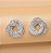Brinco CLAUDIA elos flor strass - Imagem 1
