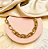 Colar NINA corrente com detalhes com verniz italiano - Imagem 1