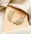 Brinco DUDA ear hook com pedraria cristal folheada a ouro - Imagem 1