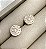 Brinco JACK pizza P cravejada com zirconia navete folheada a ouro - Imagem 1