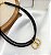 Choker AMBER  com pingente CD folheada a ouro - Imagem 1