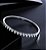 Bracelete LINDA com zirconia Cristal folheada a prata - Imagem 1
