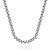 Colar DUA LIPA riviera 3 micro pontas folheada a prata com zirconia premium - Imagem 1