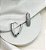 Argola TESSALIA V cravejada com zirconia folheada a prata - Imagem 1