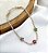 Pulseira ELIDA cravejado com zirconia flor Colors premium folheada a ouro - Imagem 1