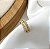 Piercing fake LILITH 2 fios cravejado com zirconia folheada a ouro - Imagem 1