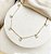 Choker LEA pontos em zirconia folheada a ouro - Imagem 1
