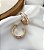 Argola ADELAIDE M cravejada com microzirconias folheada ouro - Imagem 1