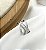 Piercing fake ITALIA 3 fios cravejada a zirconia folheada a prata - Imagem 1