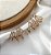 Brinco ALCIONE ear hook com microzirconia folheada a ouro - Imagem 1