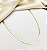 Colar VELMA fita 6mm folheada a ouro - Imagem 1