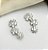 Brinco IVONETE ear cuff florzinha cravejado com zircônias folheada a prata - Imagem 1