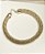 Choker aro CARMEL max textura folheada a ouro - Imagem 1
