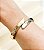 Bracelete KAILA duo color orgânico folheada - Imagem 2