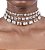 Choker NATIELE cristal tripla degrade - Imagem 2