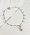 Choker SANTORINI cristal e dourado com concha do mar - Imagem 1
