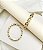 Bracelete RAYSSA com verniz italiano dourado - Imagem 1