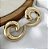 Brinco JEIZA caracol fashionista folheada a ouro - Imagem 1