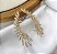 Brinco ear cuff CALICE cravejado com zircônias folheada a ouro - Imagem 1
