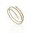 Bracelete superior GLAISE folheado a ouro - Imagem 2
