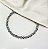 Choker aro CINDRA esferas prateadas - Imagem 1