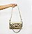 Bag VANESSA média dourada metalassê com detalhes em prata - Imagem 1