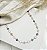Choker JIMMY trevos colors Folheada A Ouro - Imagem 1